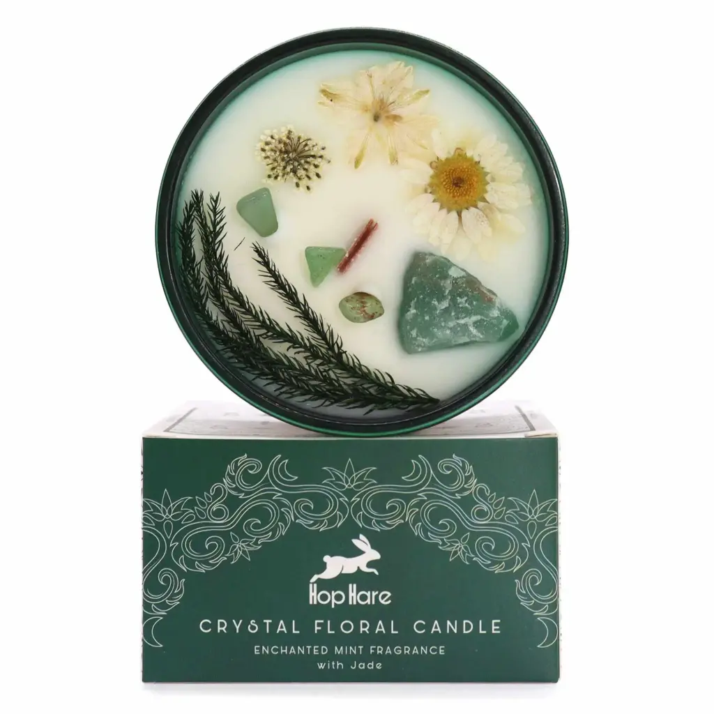 Hop Hare Crystal Magic Flower Candle – The Magician | www.artisangoods.co.uk