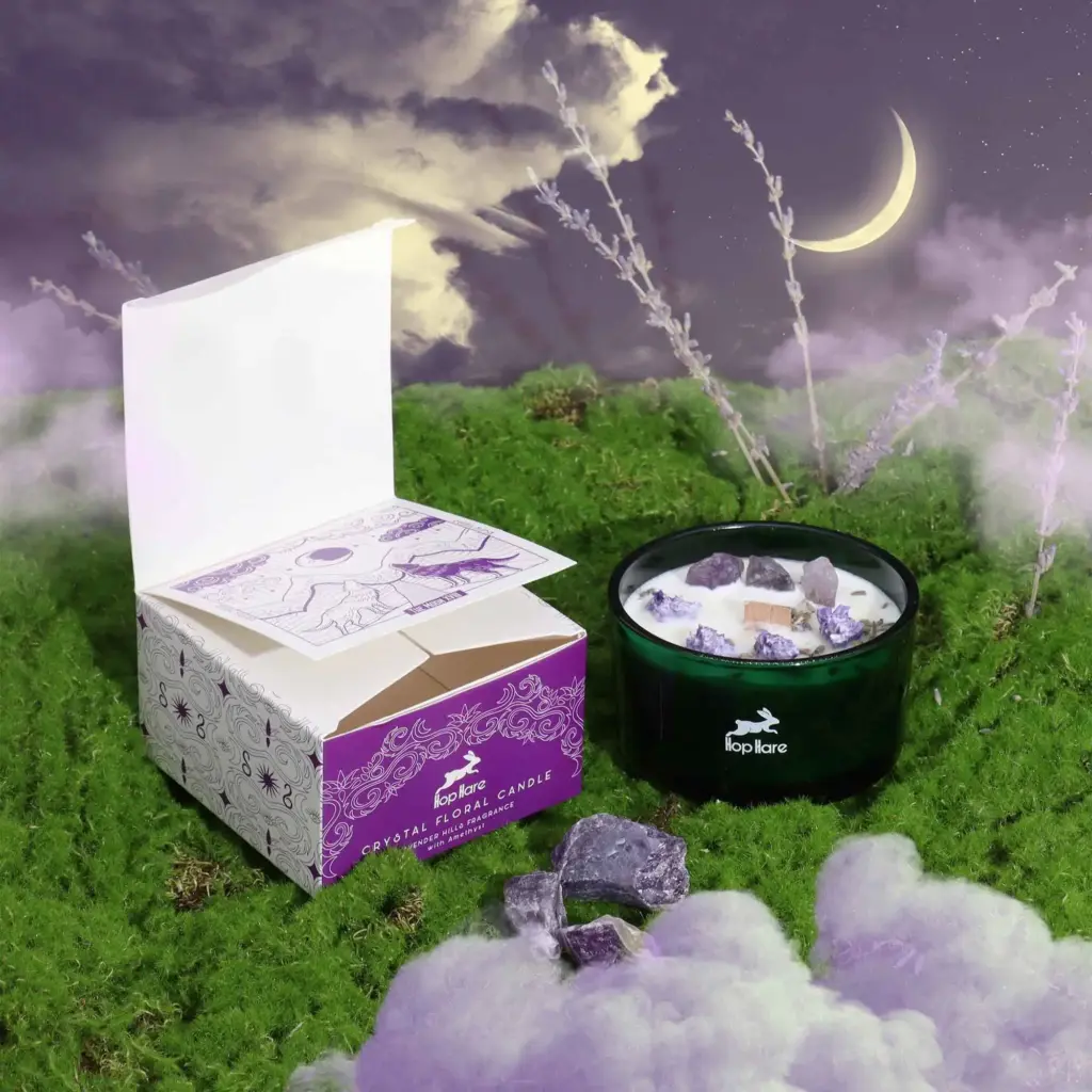 Hop Hare Crystal Magic Flower Candle – The Moon | www.artisangoods.co.uk 5 Hop Hare Crystal Magic Flower Candle – The Moon | www.artisangoods.co.uk 5