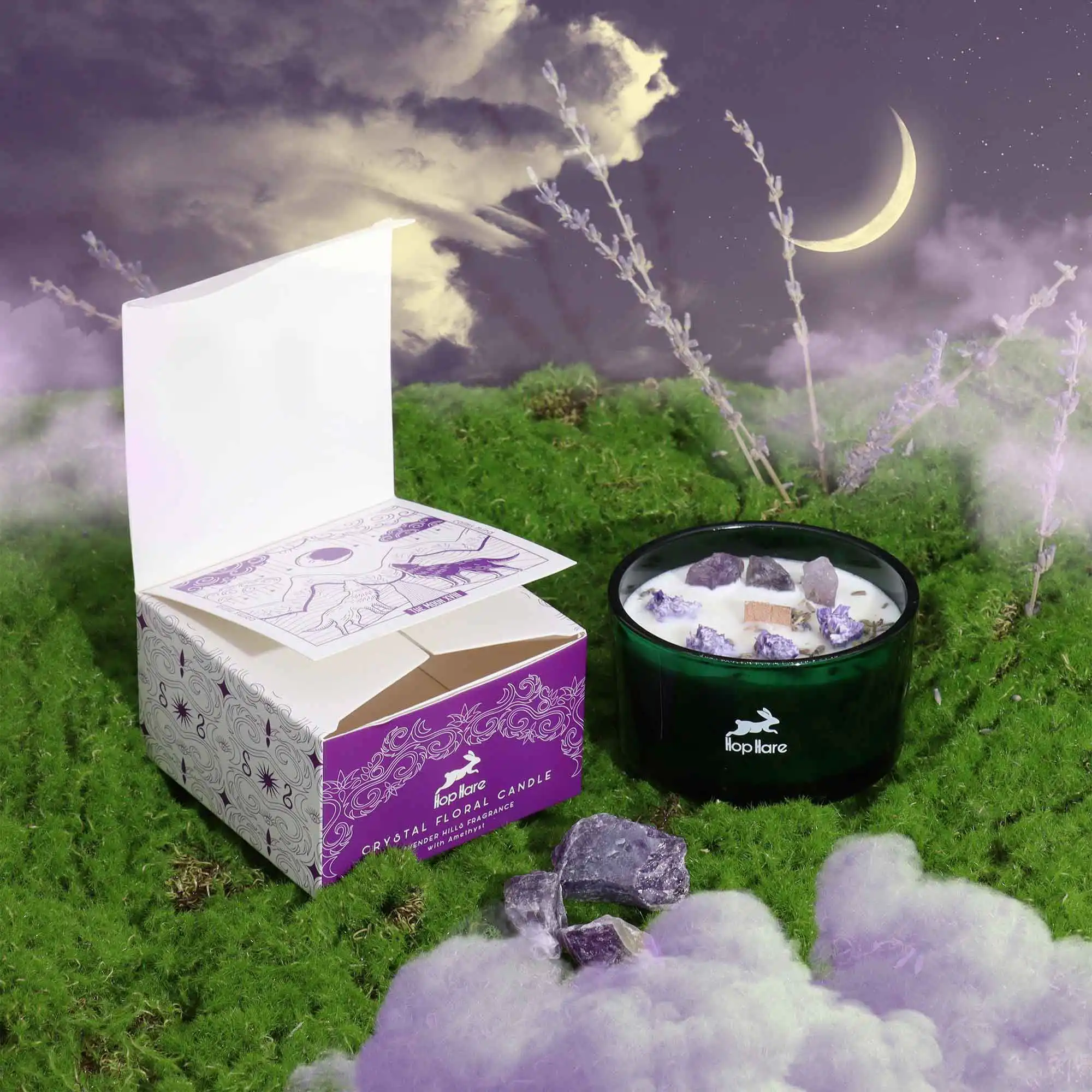 Hop Hare Crystal Magic Flower Candle – The Moon | www.artisangoods.co.uk 6 Hop Hare Crystal Magic Flower Candle – The Moon | www.artisangoods.co.uk 5