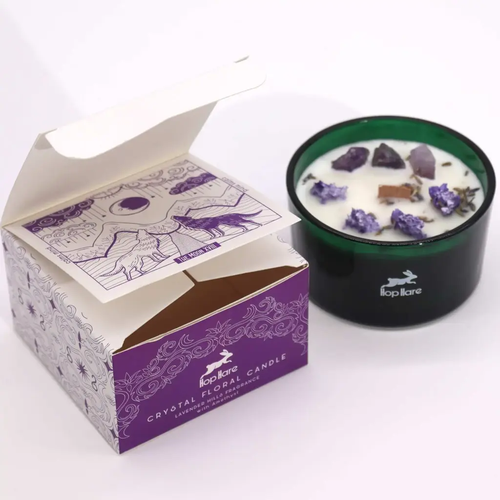 Hop Hare Crystal Magic Flower Candle – The Moon | www.artisangoods.co.uk 2 Hop Hare Crystal Magic Flower Candle – The Moon | www.artisangoods.co.uk 2