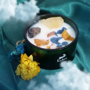 Hop Hare Crystal Magic Flower Candle – The Sun | www.artisangoods.co.uk 6