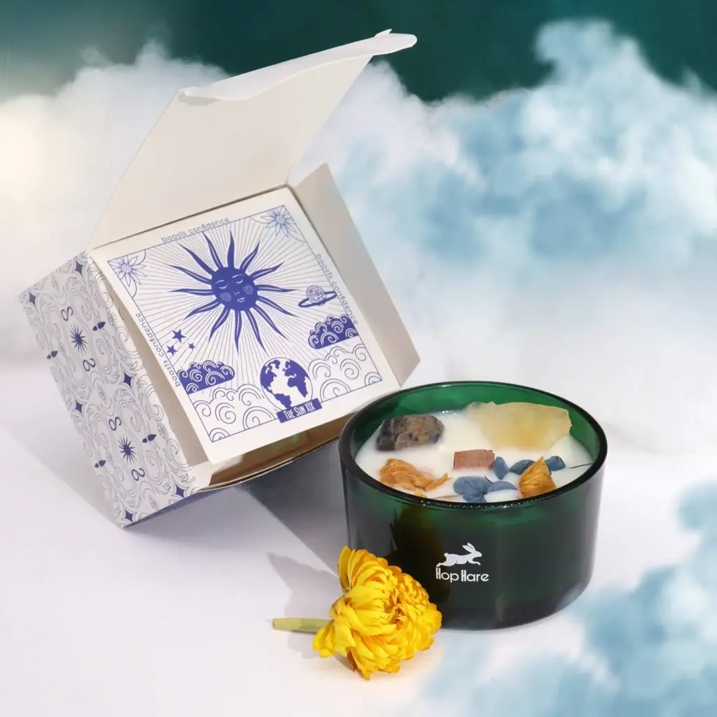 Hop Hare Crystal Magic Flower Candle – The Sun | www.artisangoods.co.uk 5 Hop Hare Crystal Magic Flower Candle – The Sun | www.artisangoods.co.uk 5