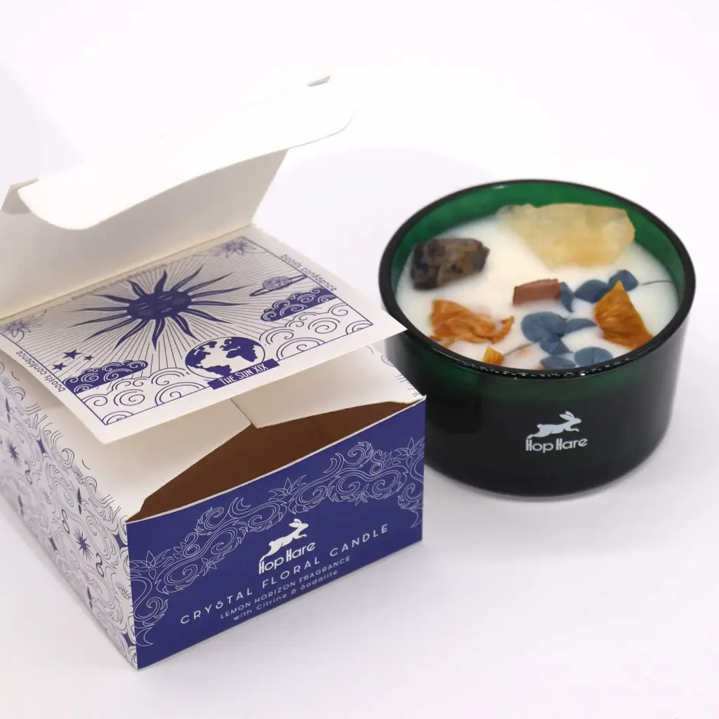 Hop Hare Crystal Magic Flower Candle – The Sun | www.artisangoods.co.uk 2 Hop Hare Crystal Magic Flower Candle – The Sun | www.artisangoods.co.uk 2