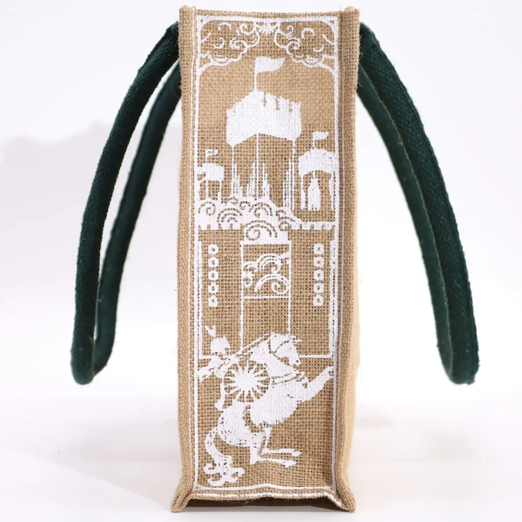 Hop Hare Jute Big Bag – I am Brave | www.artisangoods.co.uk 4