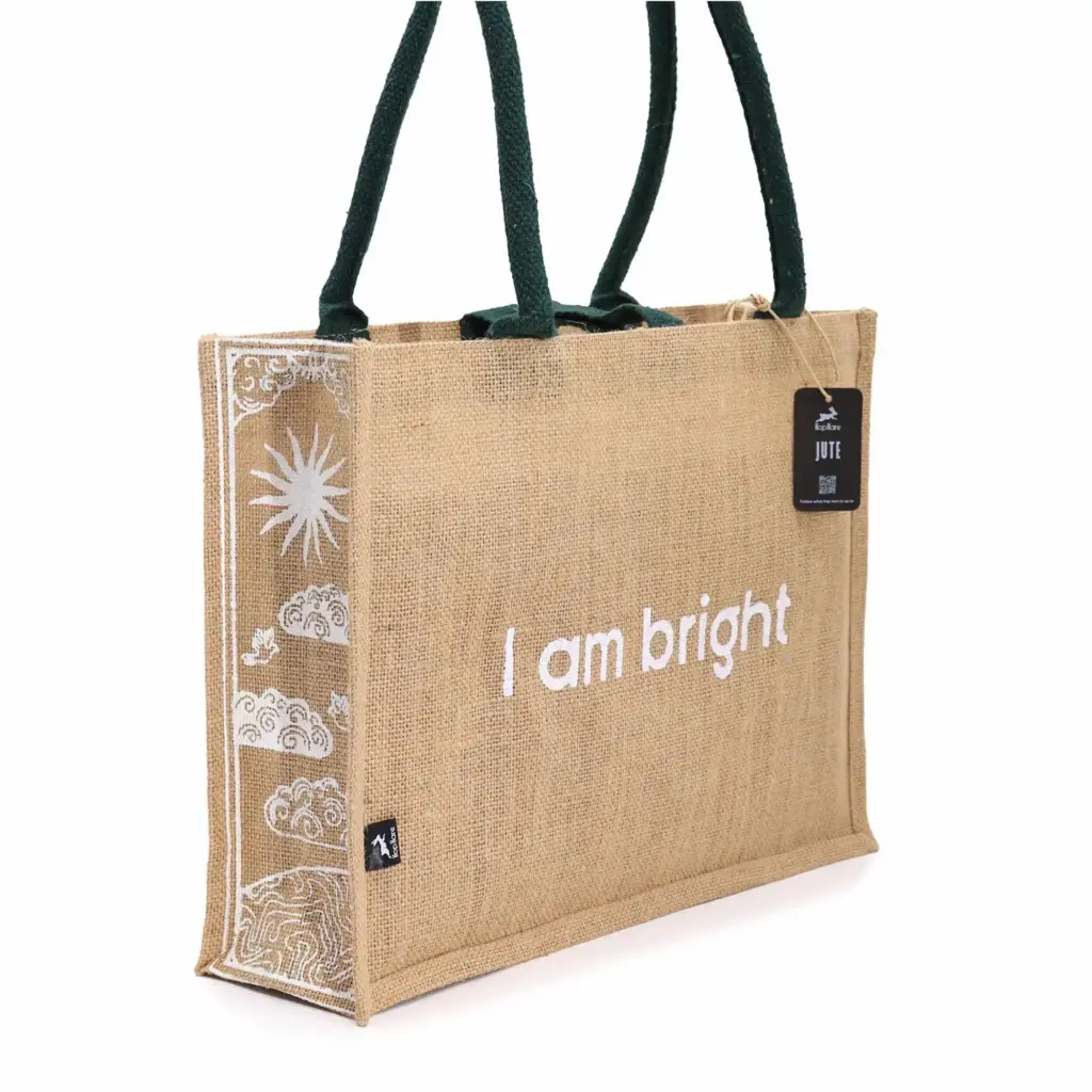Hop Hare Jute Big Bag – I am Bright | www.artisangoods.co.uk 2 Hop Hare Jute Big Bag – I am Bright | www.artisangoods.co.uk 2