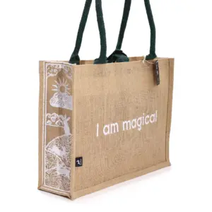 Hop Hare Jute Big Bag – I am Magical | www.artisangoods.co.uk 8