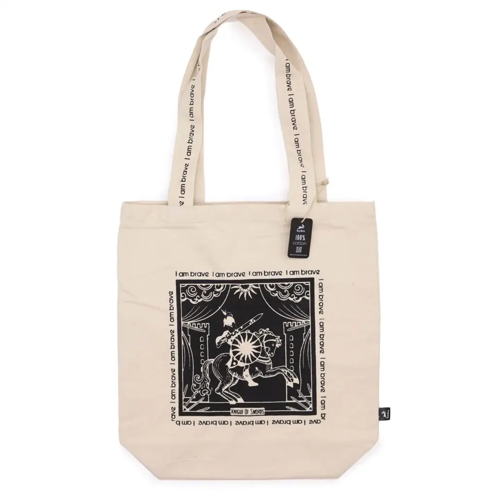 Hop Hare Tote Bag – I am Brave | www.artisangoods.co.uk
