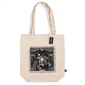 Hop Hare Tote Bag – I am Brave | www.artisangoods.co.uk 1