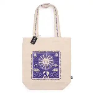 Hop Hare Tote Bag – I am Bright | www.artisangoods.co.uk 1