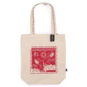 Hop Hare Tote Bag – I am Loved | www.artisangoods.co.uk 1