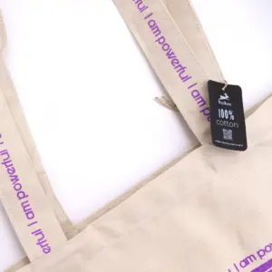 Hop Hare Tote Bag – I am Powerful | www.artisangoods.co.uk 2