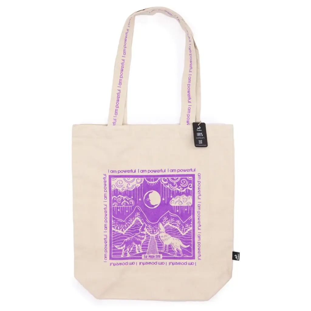 Hop Hare Tote Bag – I am Powerful | www.artisangoods.co.uk