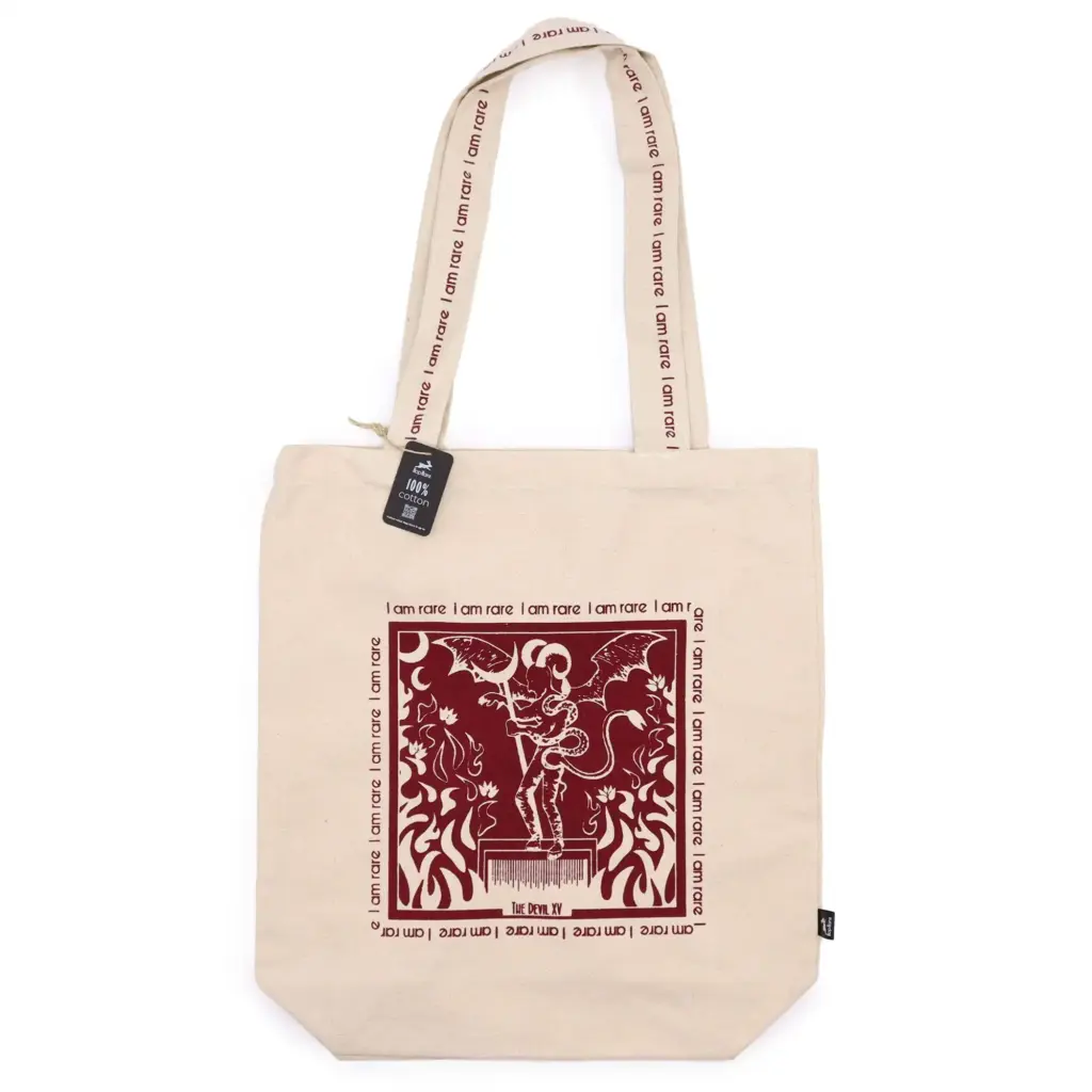 Hop Hare Tote Bag – I am Rare | www.artisangoods.co.uk
