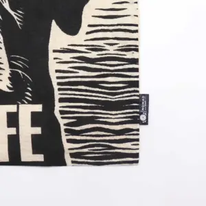 Iconic Basic Tote Bag – Dog’s Life – Natural 4oz | www.artisangoods.co.uk 3
