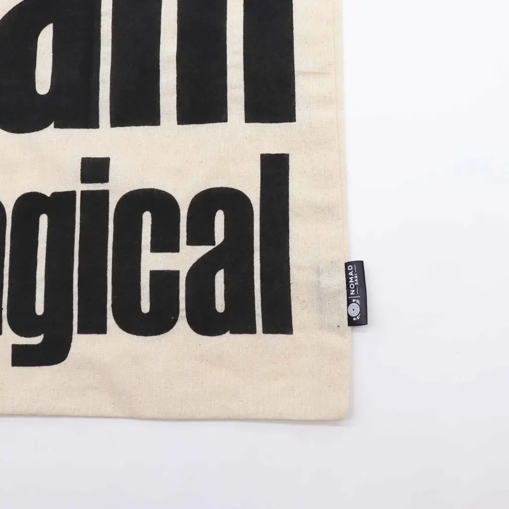 Iconic Basic Tote Bag – I am Magical – Natural 4oz | www.artisangoods.co.uk 3