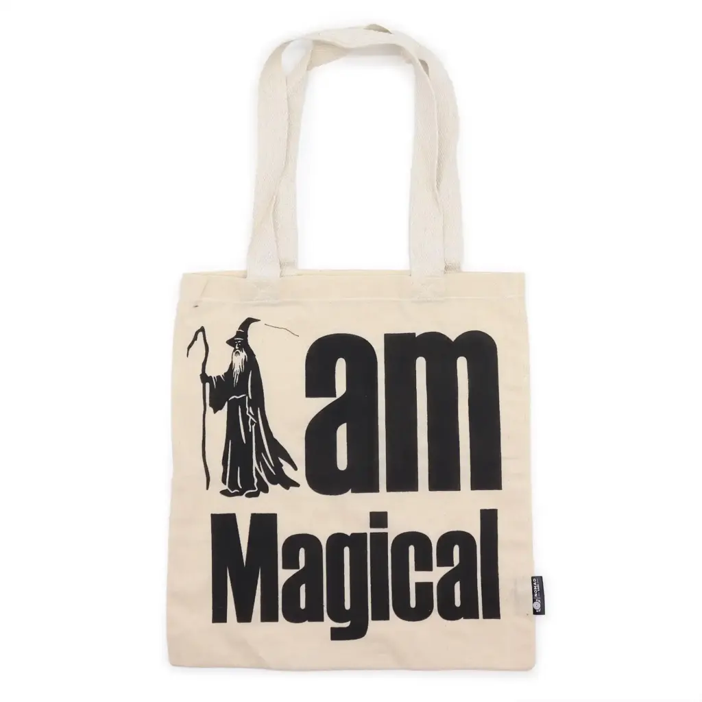 Iconic Basic Tote Bag – I am Magical – Natural 4oz | www.artisangoods.co.uk 2