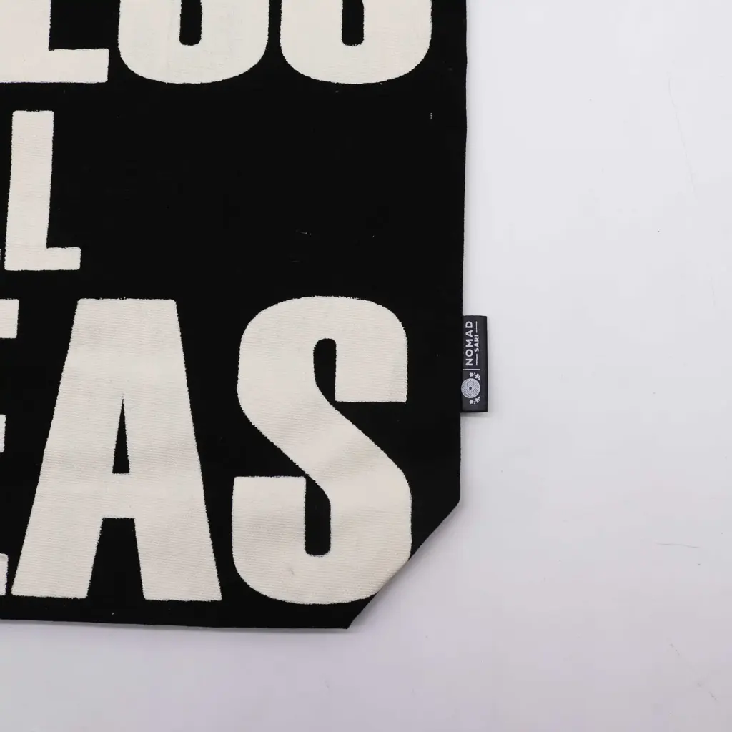 Iconic Classic Tote Bag – ACCESS ALL AREAS – Black Natural 10oz | www.artisangoods.co.uk 2