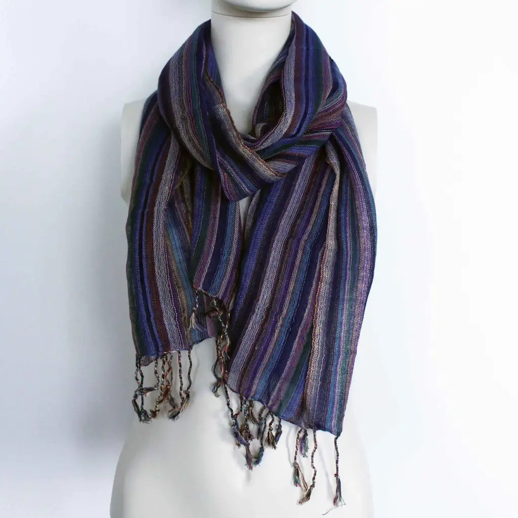 Indian Boho Scarves – 22x72cm – Random Colours With Gold Thread | www.artisangoods.co.uk 2 Indian Boho Scarves – 22x72cm – Random Colours With Gold Thread | www.artisangoods.co.uk 2
