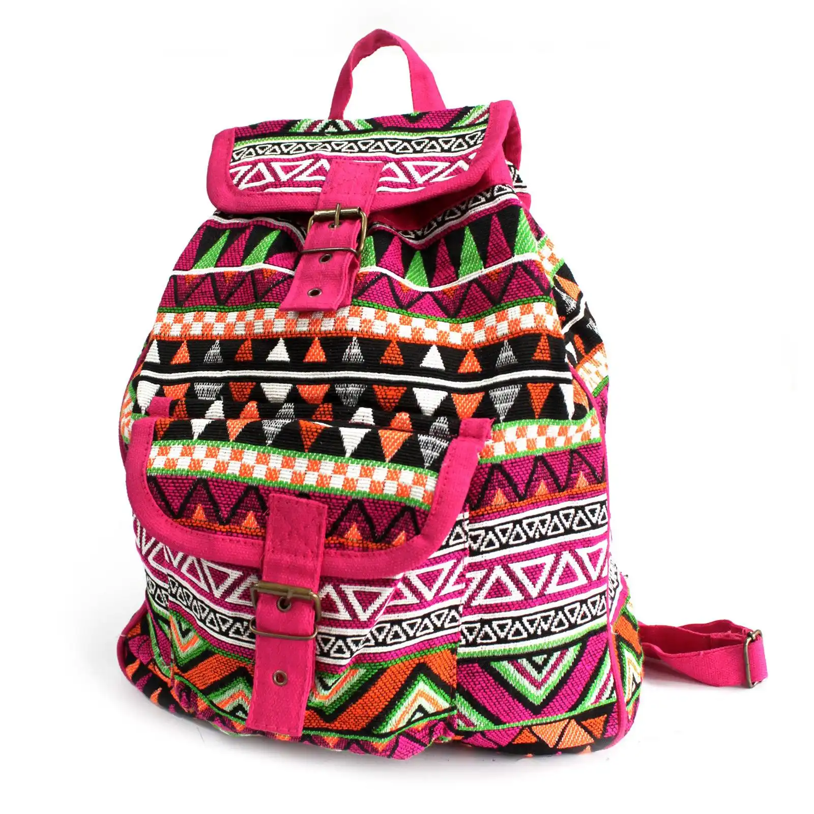 Jacquard Bag – Pink Backpack | www.artisangoods.co.uk 2 Jacquard Bag – Pink Backpack | www.artisangoods.co.uk 1