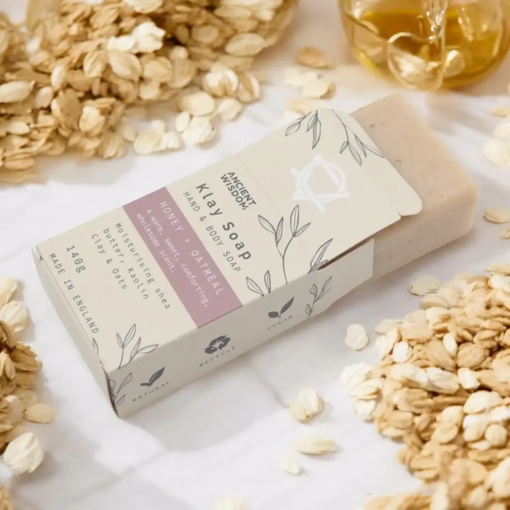 Klay Soap – Honey Oatmeal | www.artisangoods.co.uk 3 Klay Soap – Honey Oatmeal | www.artisangoods.co.uk 3