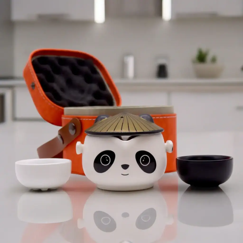 Kung Fu Panda Teapot Set – Two Cups – Travel Pack | www.artisangoods.co.uk 2 Kung Fu Panda Teapot Set – Two Cups – Travel Pack | www.artisangoods.co.uk 2