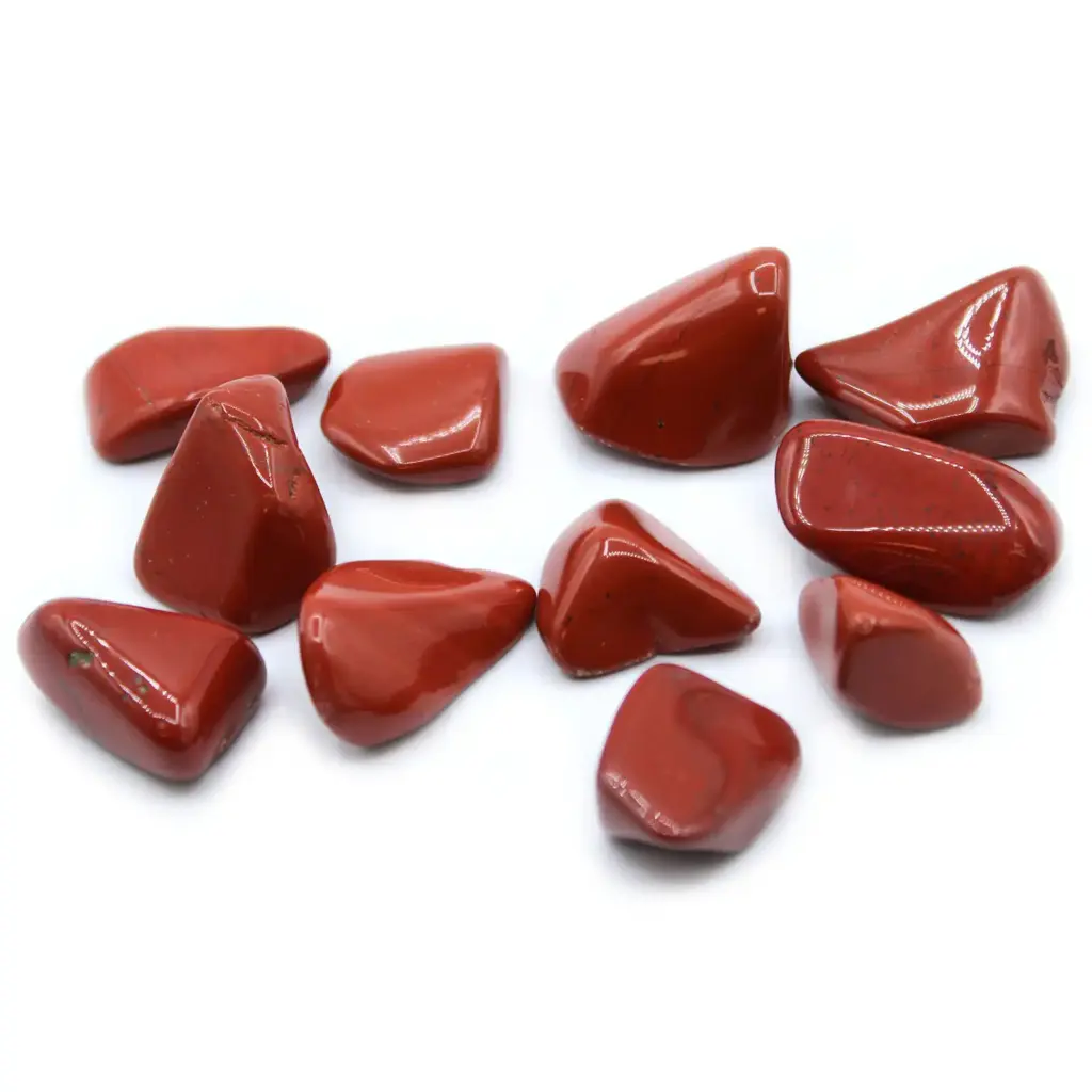 L Tumble Stones – Jasper – Red | www.artisangoods.co.uk