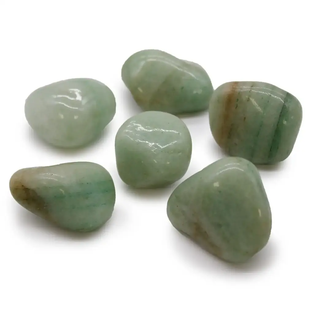 Large African Tumble Stones – Aventurine | www.artisangoods.co.uk