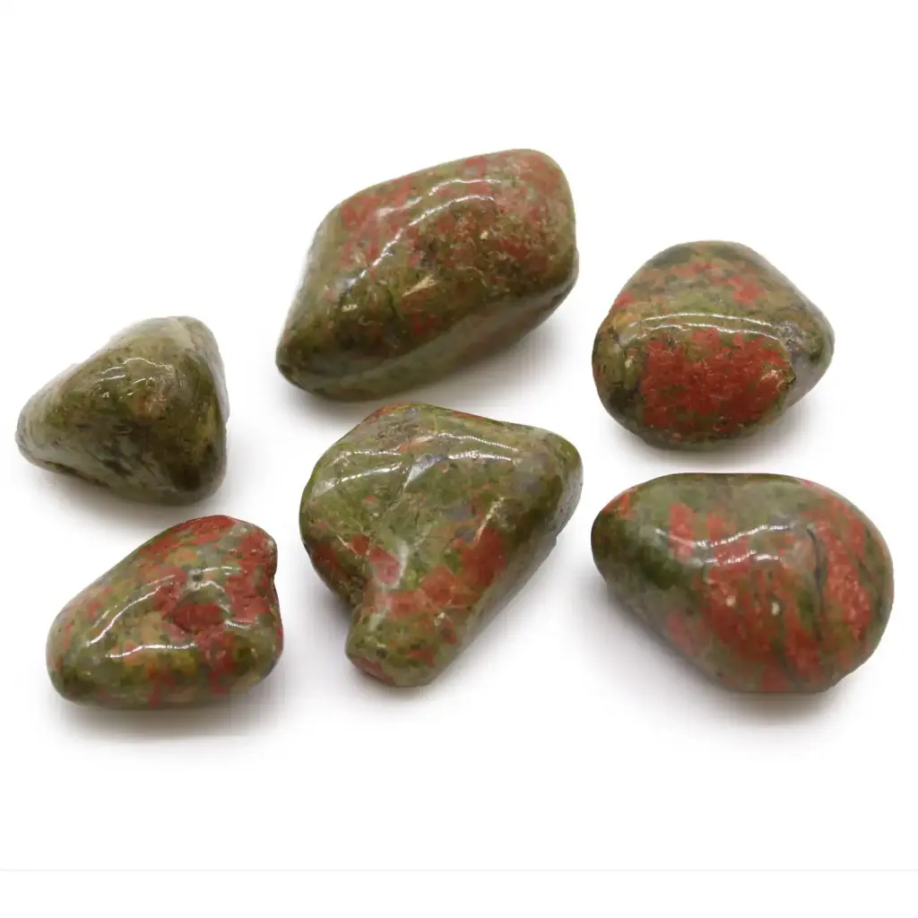 Large African Tumble Stones – Unakite | www.artisangoods.co.uk