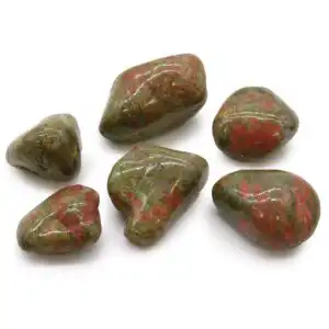 Large African Tumble Stones – Unakite | www.artisangoods.co.uk 1