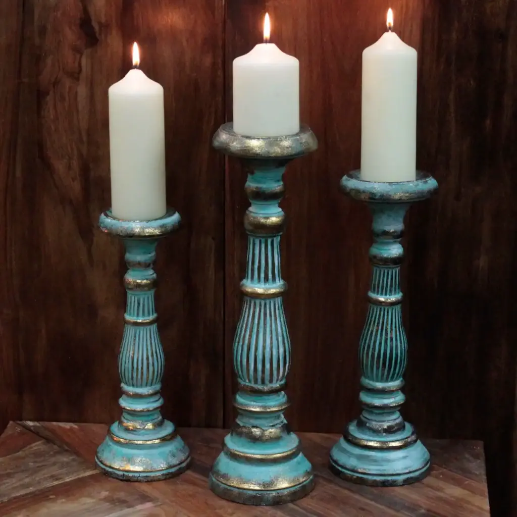 Large Candle Stand – Turquois Gold | www.artisangoods.co.uk 4 Large Candle Stand – Turquois Gold | www.artisangoods.co.uk 4