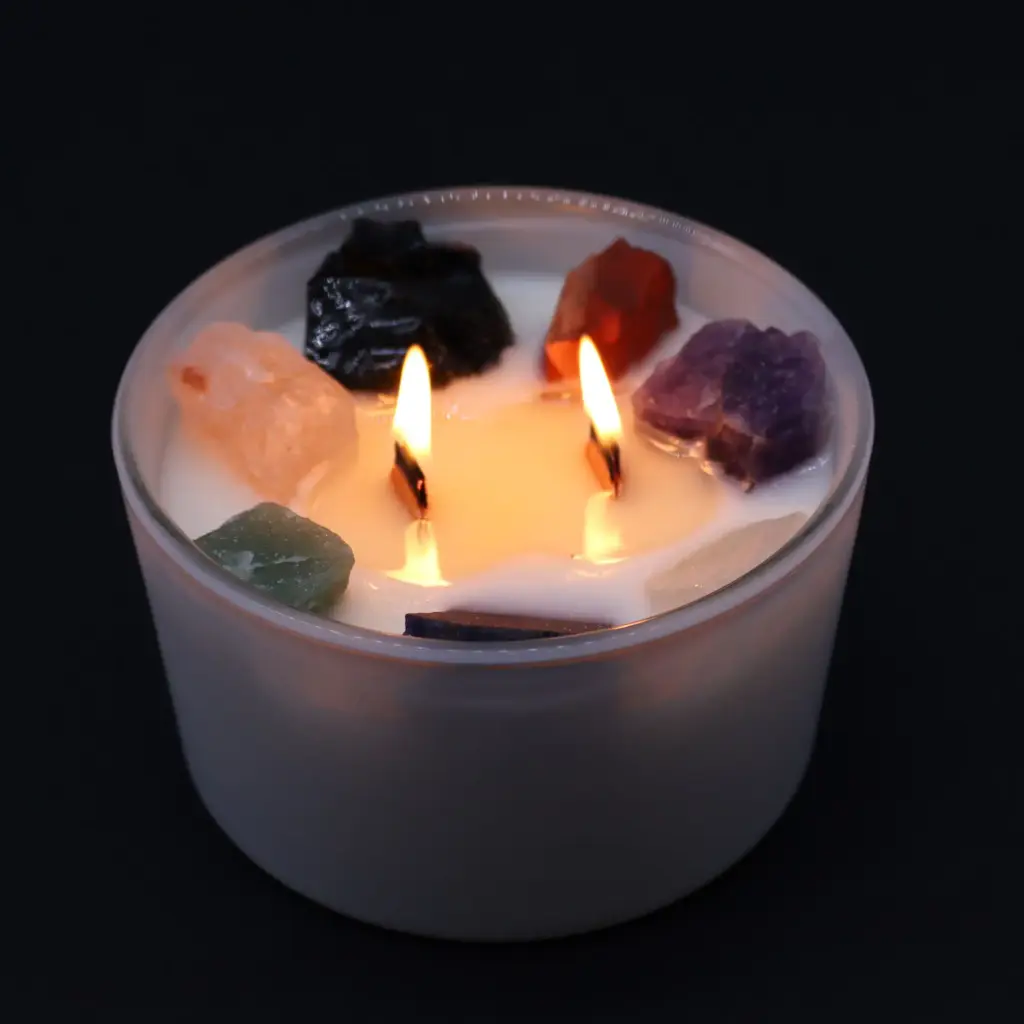 Large Chakra Crystal Candles – Seven Charkra | www.artisangoods.co.uk 5 Large Chakra Crystal Candles – Seven Charkra | www.artisangoods.co.uk 5
