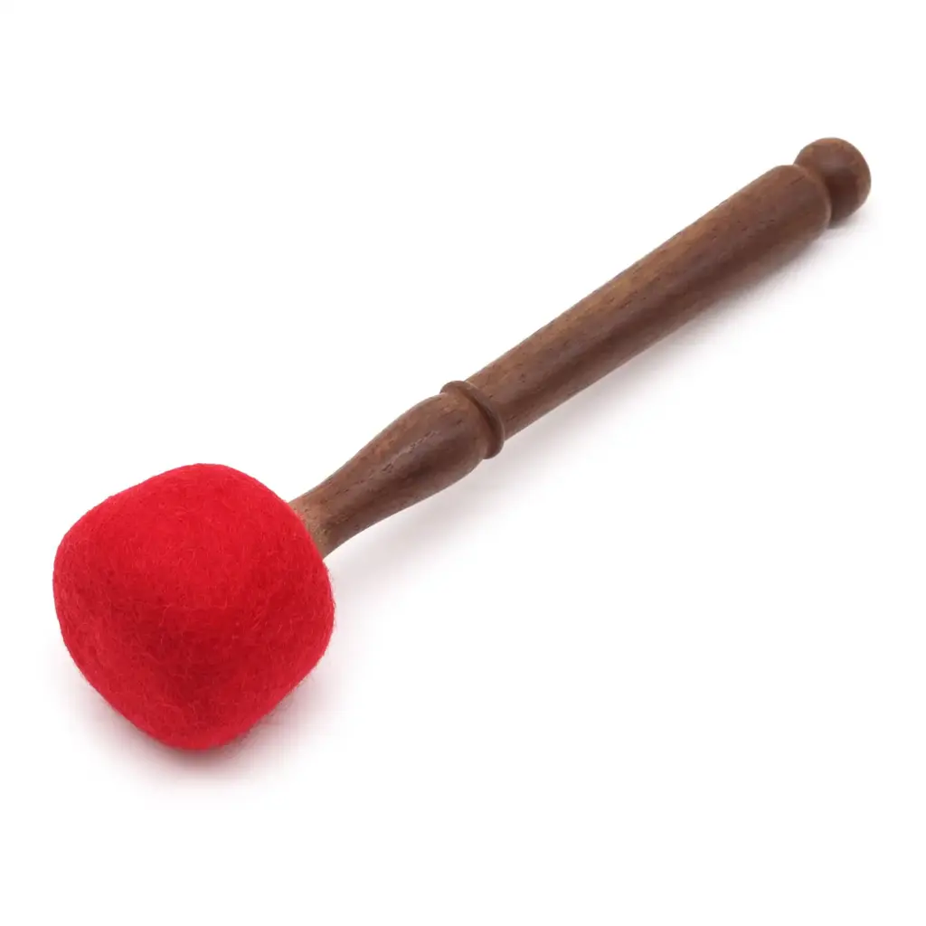 Large Felted Gong Stick – 23cm | www.artisangoods.co.uk