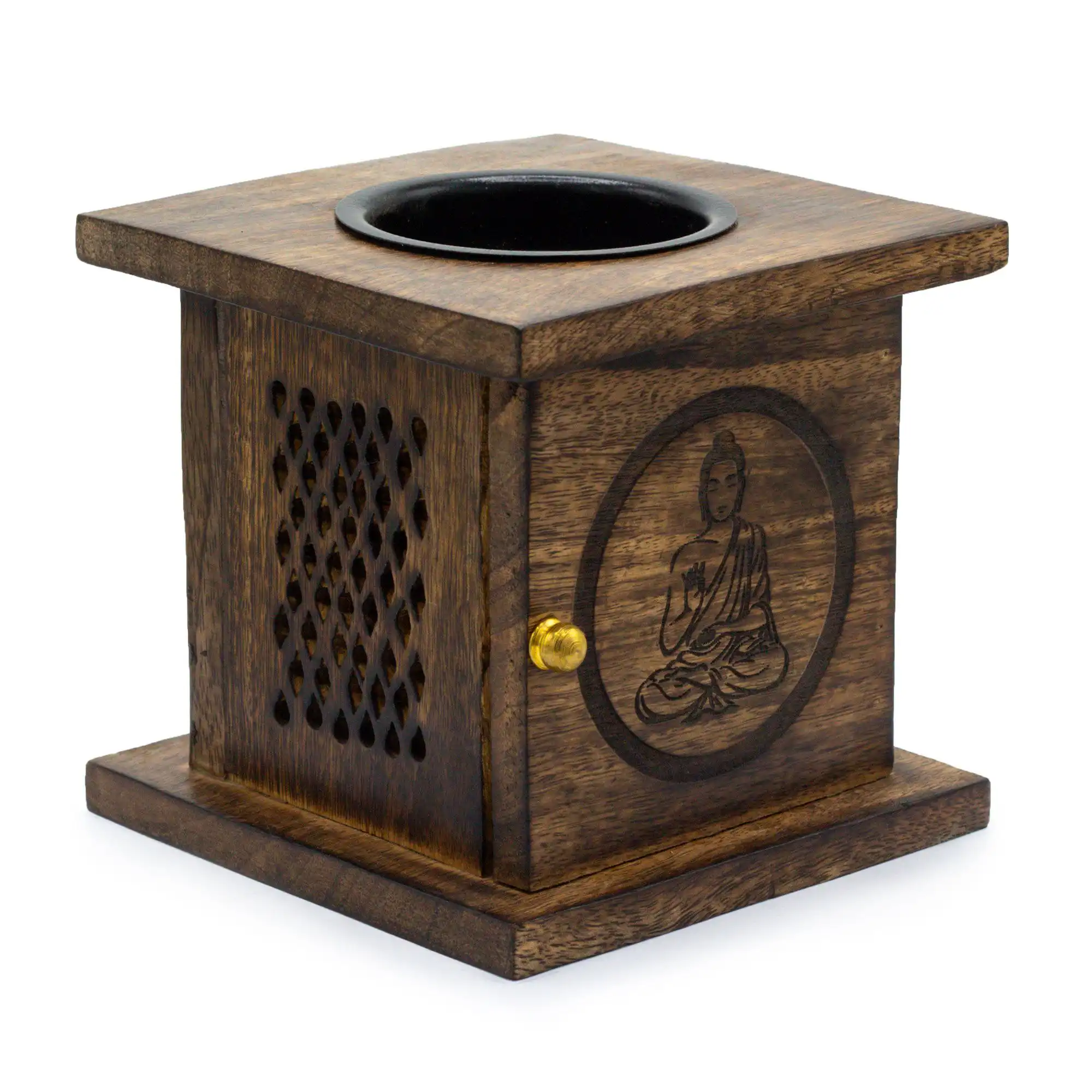 Large Mango Box Burner – Buddha | www.artisangoods.co.uk 2 Large Mango Box Burner – Buddha | www.artisangoods.co.uk 1