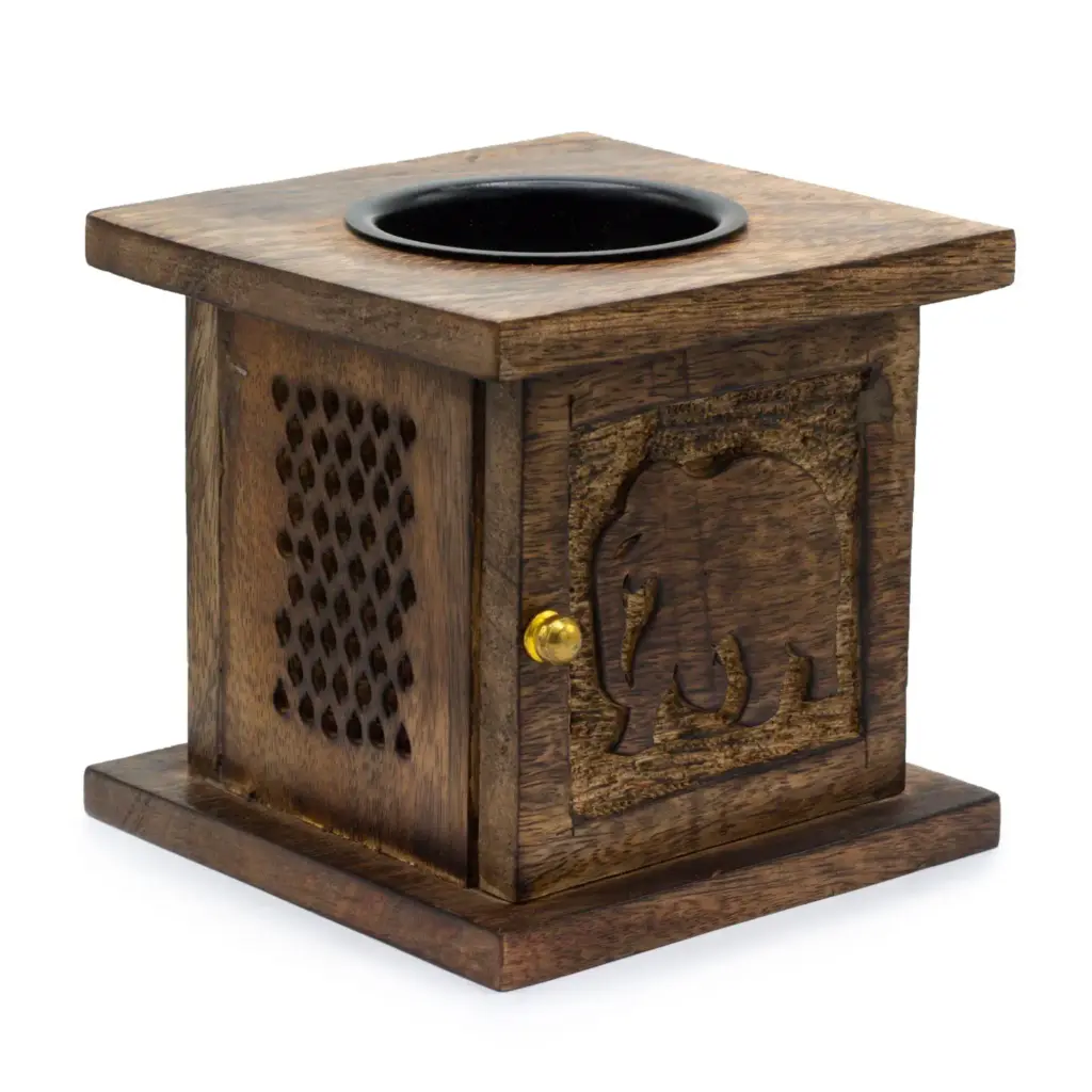 Large Mango Box Burner – Elephant | www.artisangoods.co.uk
