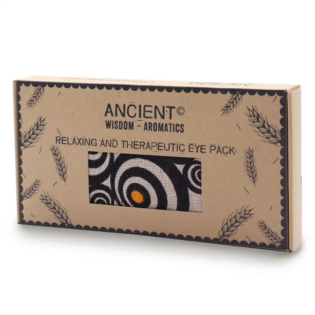 Lavender Natural Cotton and Juco Eye Pillow in Gift Box – Illusion | www.artisangoods.co.uk