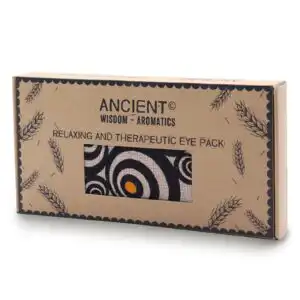 Lavender Natural Cotton and Juco Eye Pillow in Gift Box – Illusion | www.artisangoods.co.uk 1