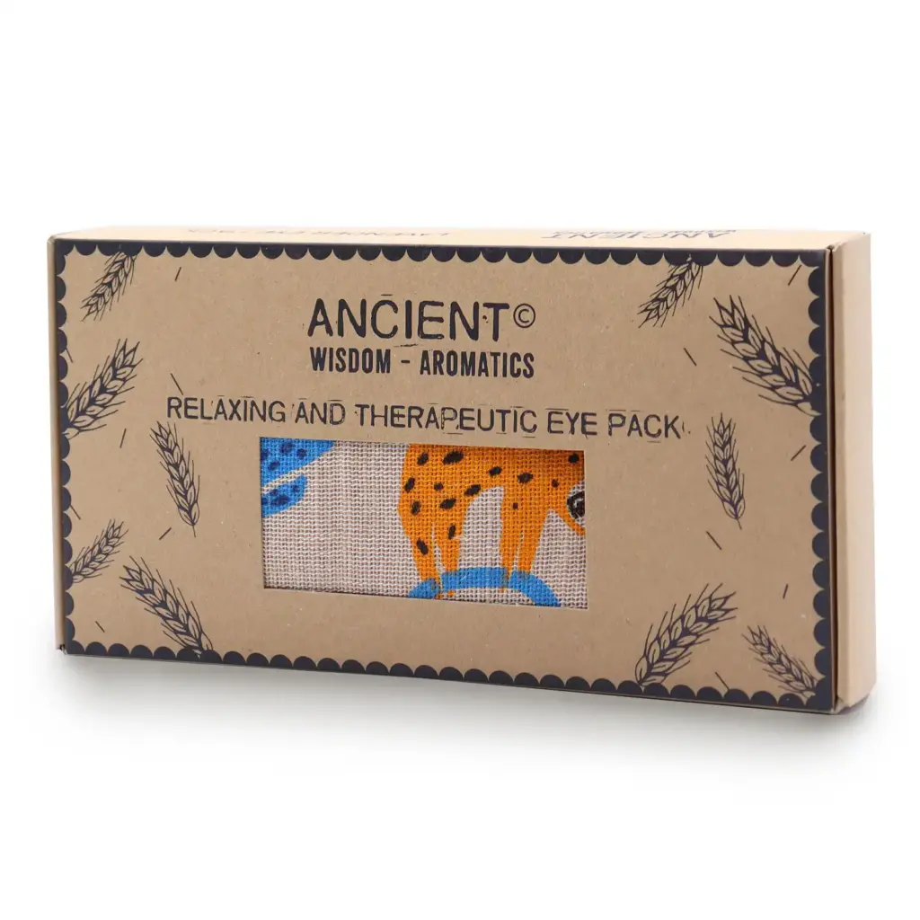 Lavender Natural Cotton and Juco Eye Pillow in Gift Box – Lazy Sloth | www.artisangoods.co.uk