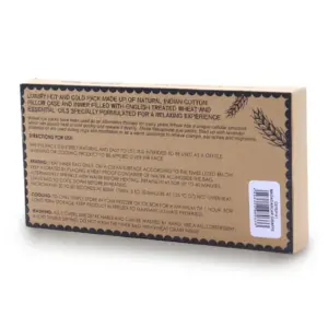 Lavender Natural Cotton and Juco Eye Pillow in Gift Box – Madagascar Giraffe | www.artisangoods.co.uk 2