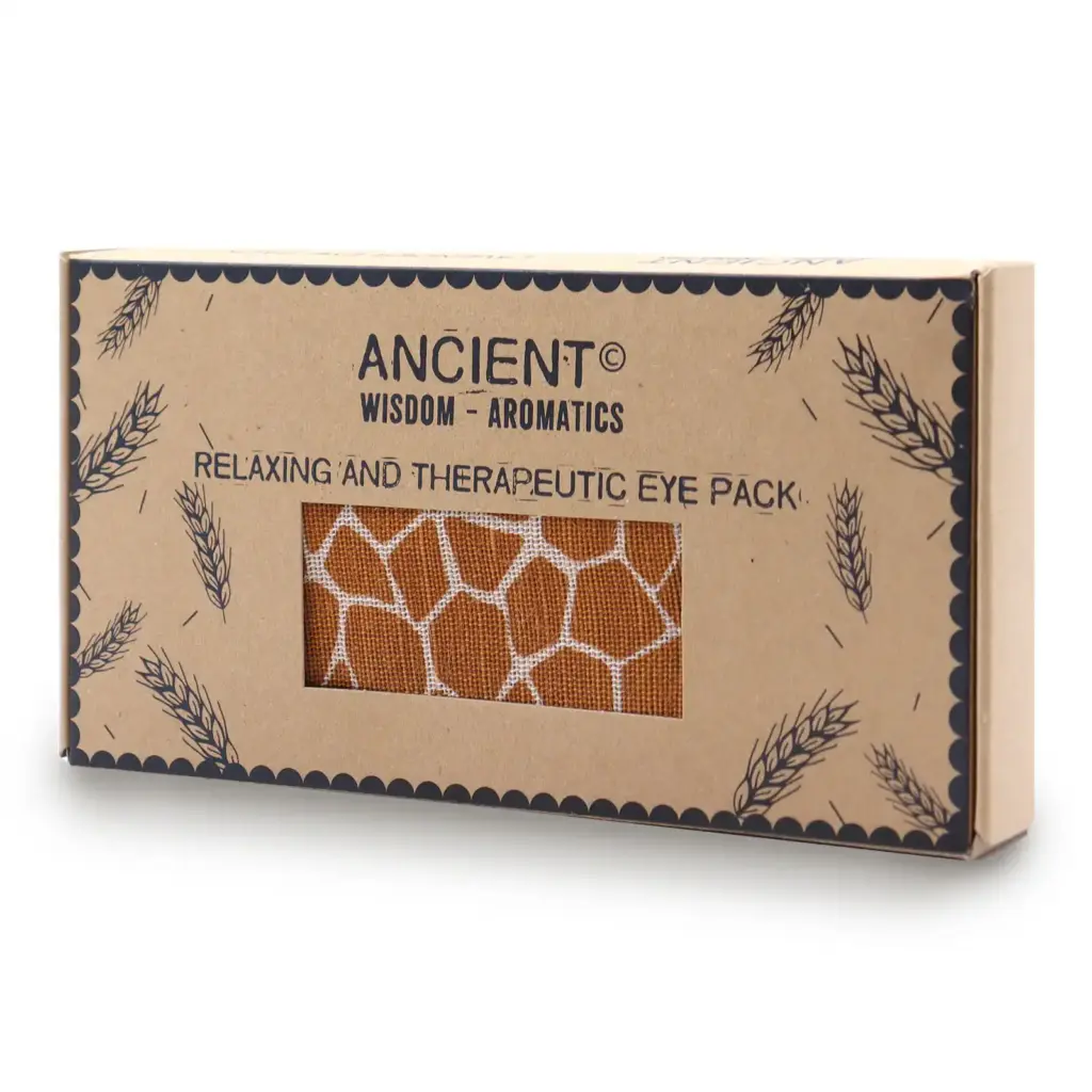 Lavender Natural Cotton and Juco Eye Pillow in Gift Box – Madagascar Giraffe | www.artisangoods.co.uk