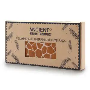 Lavender Natural Cotton and Juco Eye Pillow in Gift Box – Madagascar Giraffe | www.artisangoods.co.uk 1