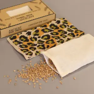 Lavender Natural Cotton and Juco Eye Pillow in Gift Box – Night Leopard | www.artisangoods.co.uk 5