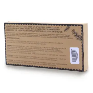 Lavender Natural Cotton and Juco Eye Pillow in Gift Box – Night Leopard | www.artisangoods.co.uk 2