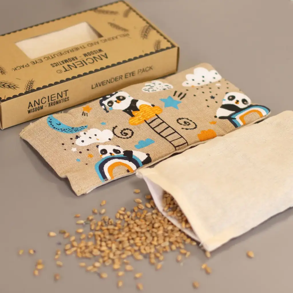 Lavender Natural Cotton and Juco Eye Pillow in Gift Box – Sleepy Panda | www.artisangoods.co.uk 5 Lavender Natural Cotton and Juco Eye Pillow in Gift Box – Sleepy Panda | www.artisangoods.co.uk 5