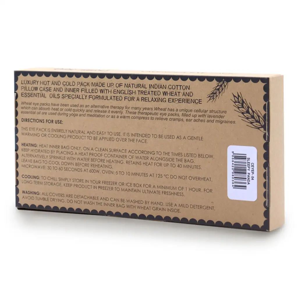 Lavender Natural Cotton and Juco Eye Pillow in Gift Box – Sleepy Panda | www.artisangoods.co.uk 2 Lavender Natural Cotton and Juco Eye Pillow in Gift Box – Sleepy Panda | www.artisangoods.co.uk 2