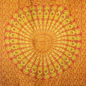 Lime Orange Mandala Sarongs | www.artisangoods.co.uk 3