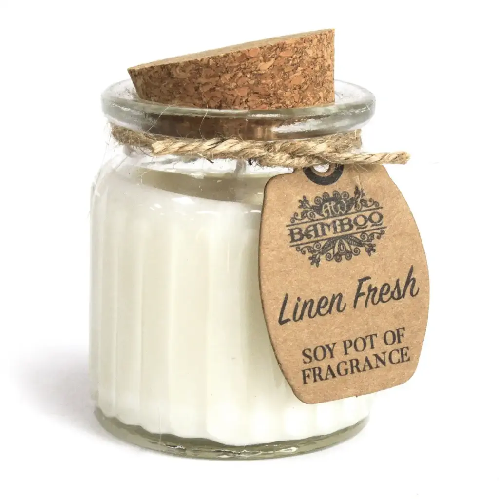 Linen Fresh Soy Pot of Fragrance Candles | www.artisangoods.co.uk Linen Fresh Soy Pot of Fragrance Candles | www.artisangoods.co.uk