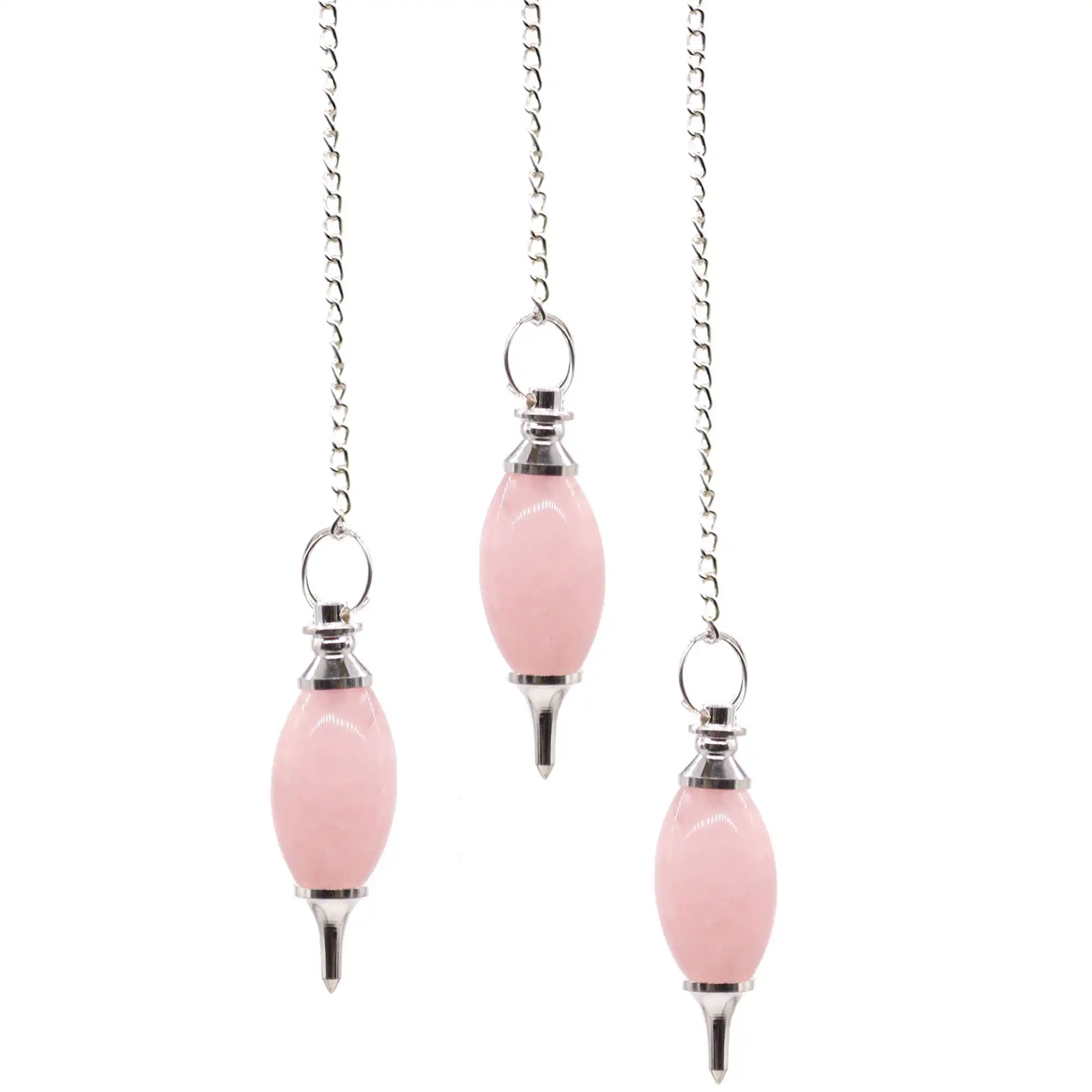 Lingam Shaped Gemstone Pendulum – Rose Quartz | www.artisangoods.co.uk 2 Lingam Shaped Gemstone Pendulum – Rose Quartz | www.artisangoods.co.uk
