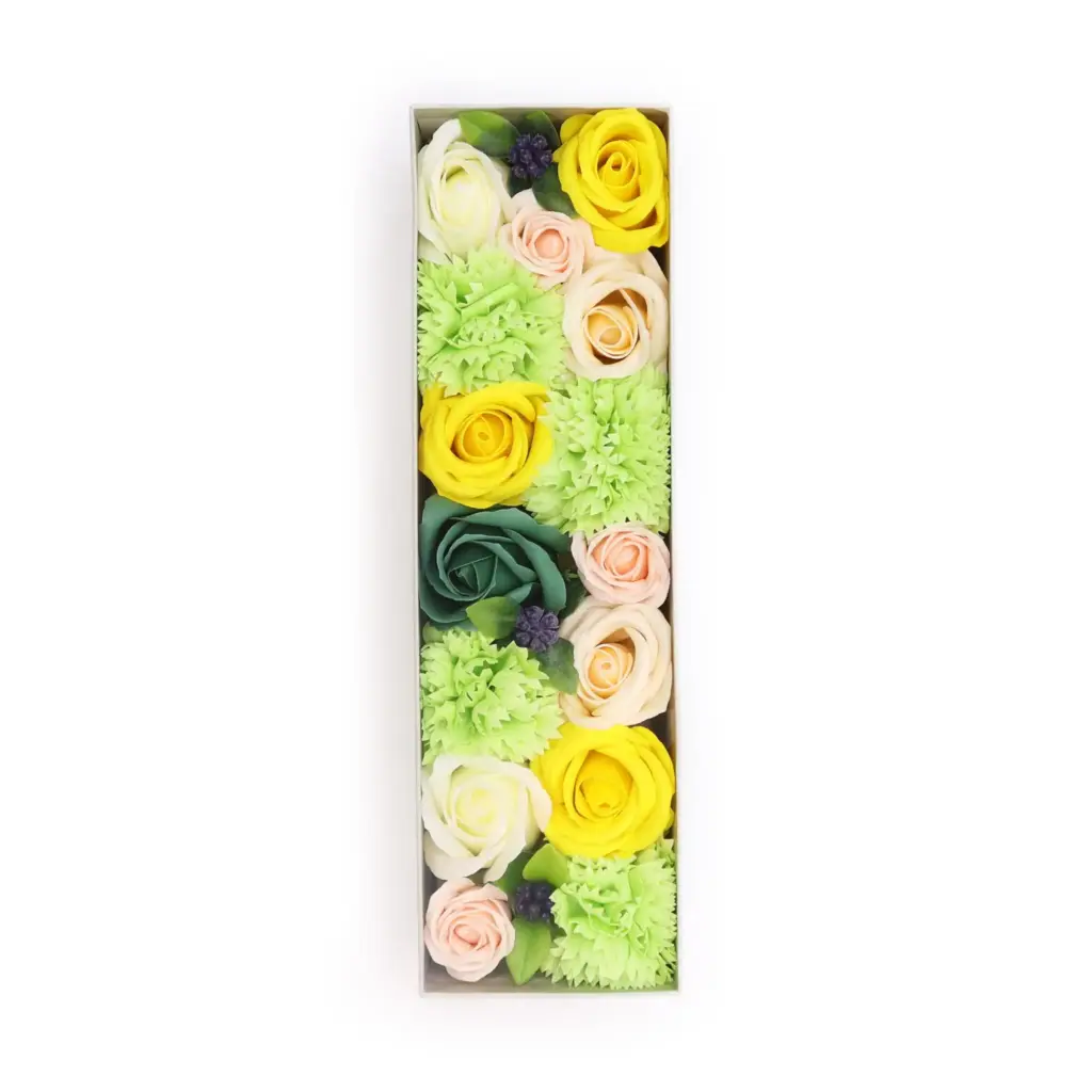 Long Box – Spring Celibrations – Yellow & Greens | www.artisangoods.co.uk