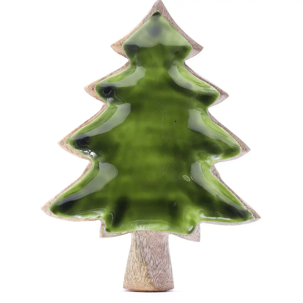 Lost in the Forrest – Enamel Tree Wooden Bowl – 25x19cm | www.artisangoods.co.uk 2 Lost in the Forrest – Enamel Tree Wooden Bowl – 25x19cm | www.artisangoods.co.uk 2