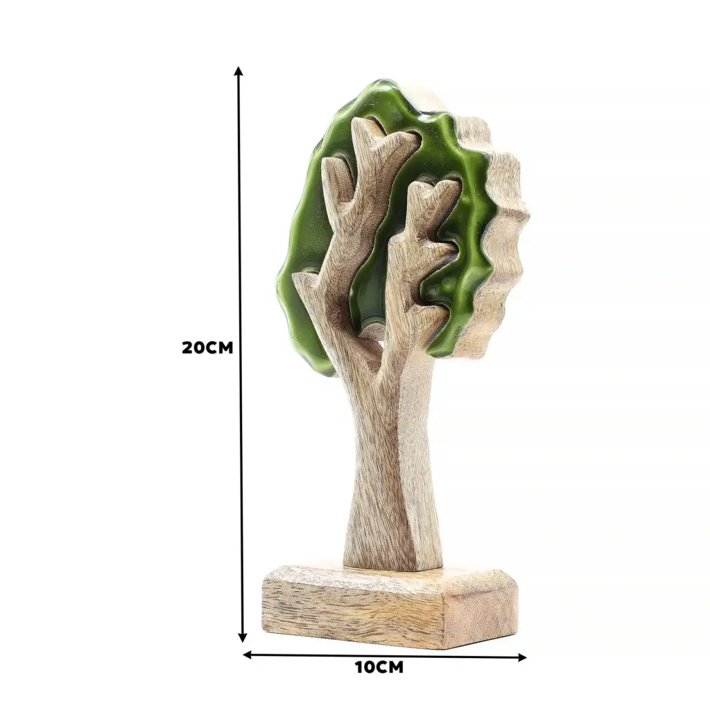 Lost in the Forrest –  Single Tree 3D Wooden Decoration – 20x10cm | www.artisangoods.co.uk 5
